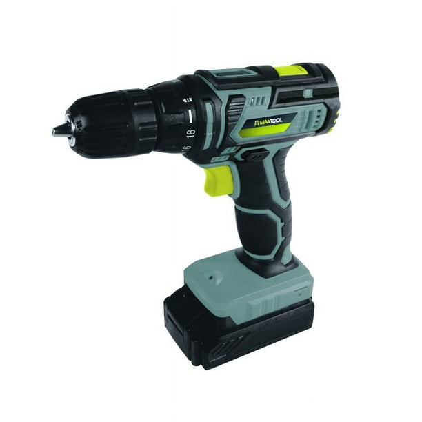 Taladro Inalámbrico Maxtool 3/8" 20V 1.3 Ah.